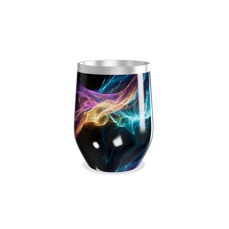 Copo Térmico Slim - Estampa Abstrata Colorida