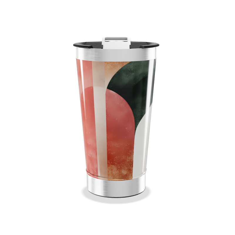 Copo Térmico - Estampa Geométrica Colorida