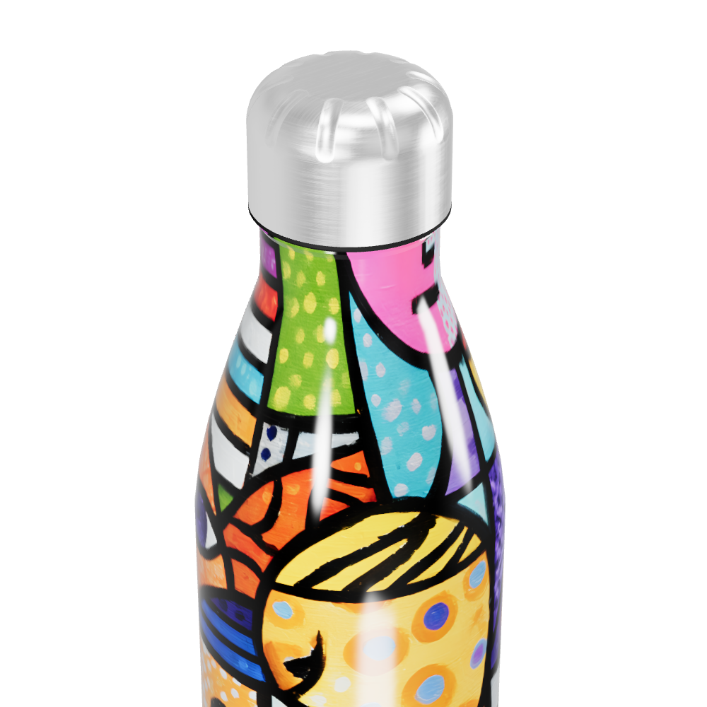 Garrafa Inox - Estampa Colorida Moderna