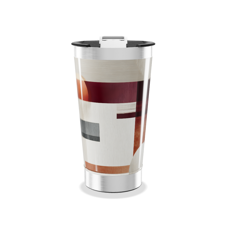 Copo Térmico - Estampa Geométrica Colorida