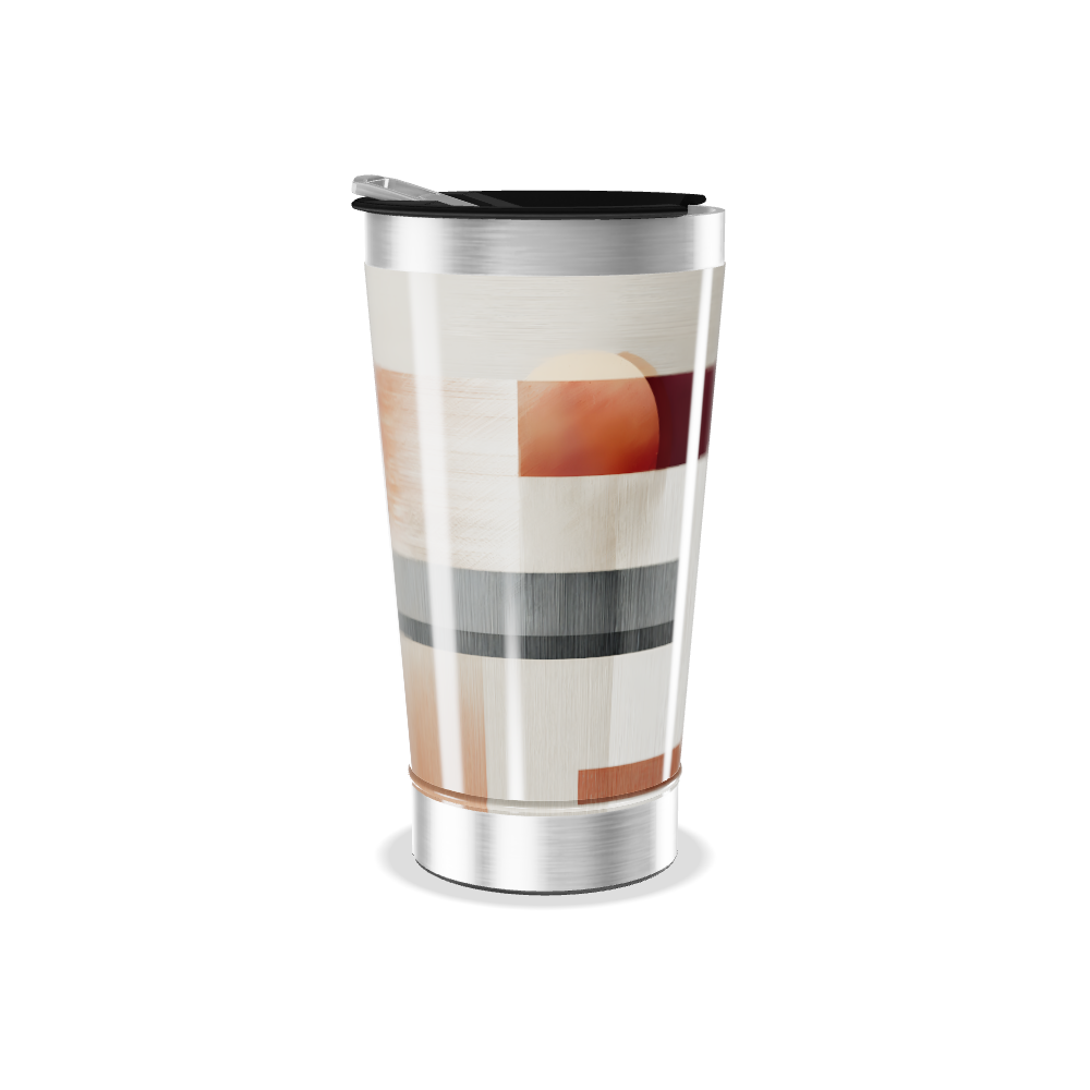 Copo Térmico - Estampa Geométrica Colorida