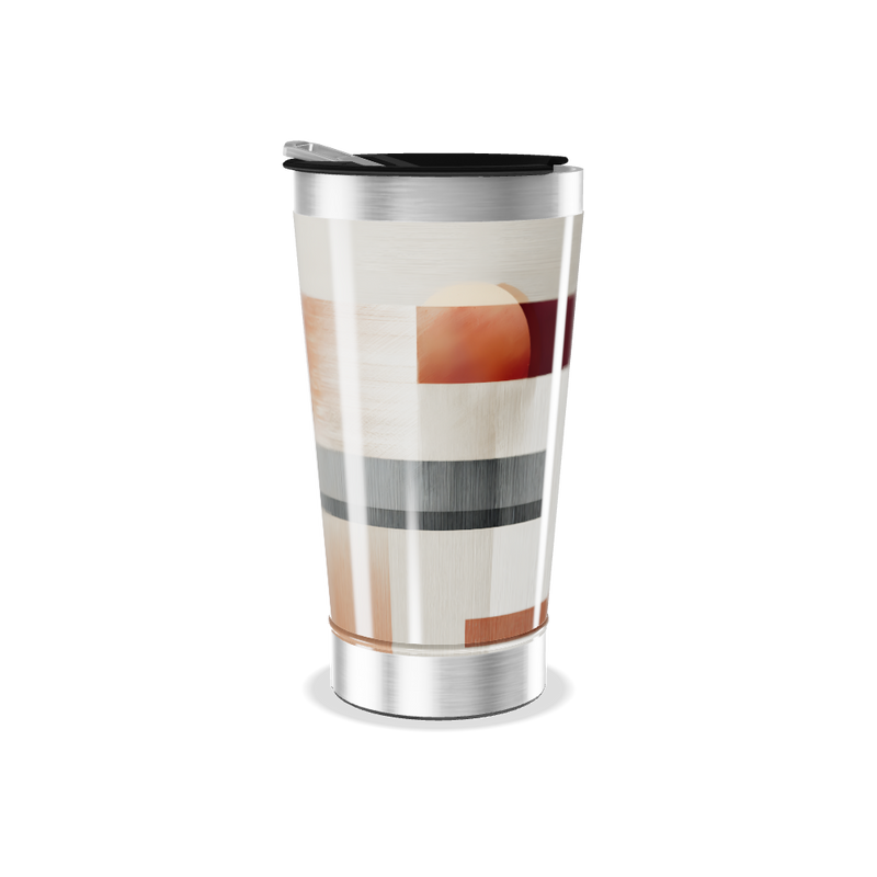 Copo Térmico - Estampa Geométrica Colorida