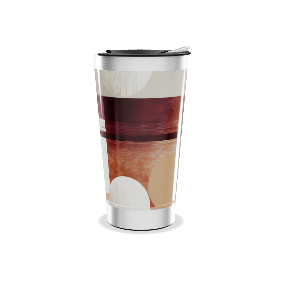 Copo Térmico - Estampa Geométrica Colorida