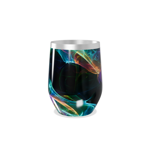 Copo Térmico Slim - Estampa Abstrata Colorida