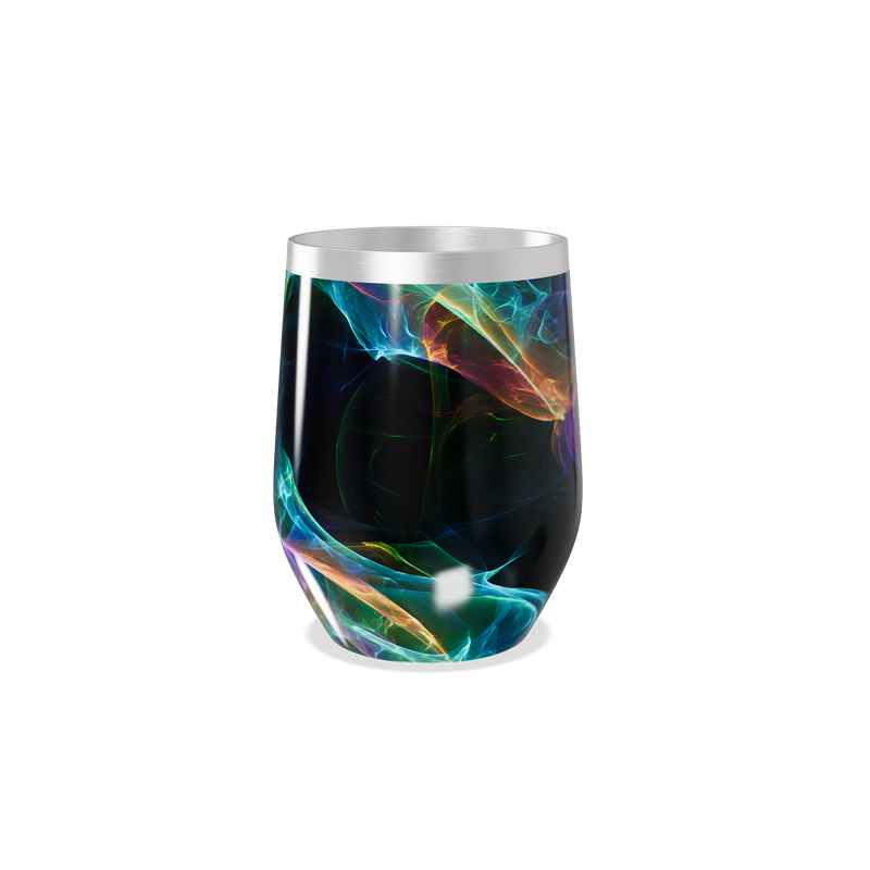 Copo Térmico Slim - Estampa Abstrata Colorida