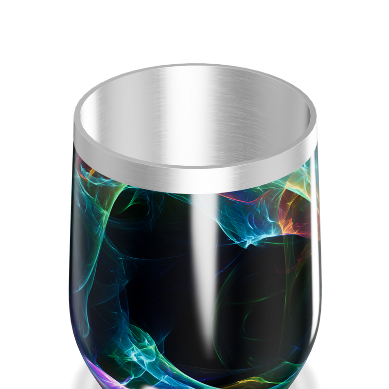 Copo Térmico Slim - Estampa Abstrata Colorida