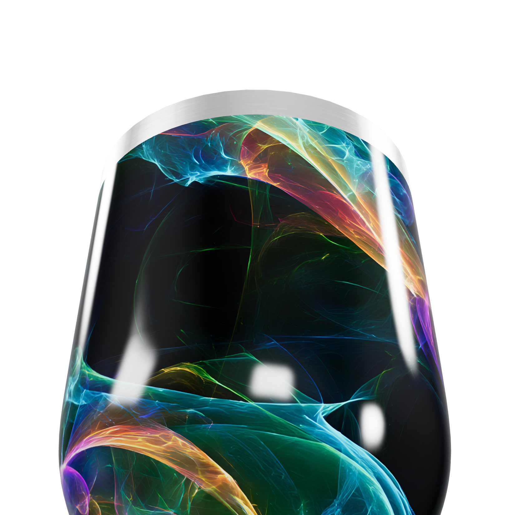 Copo Térmico Slim - Estampa Abstrata Colorida