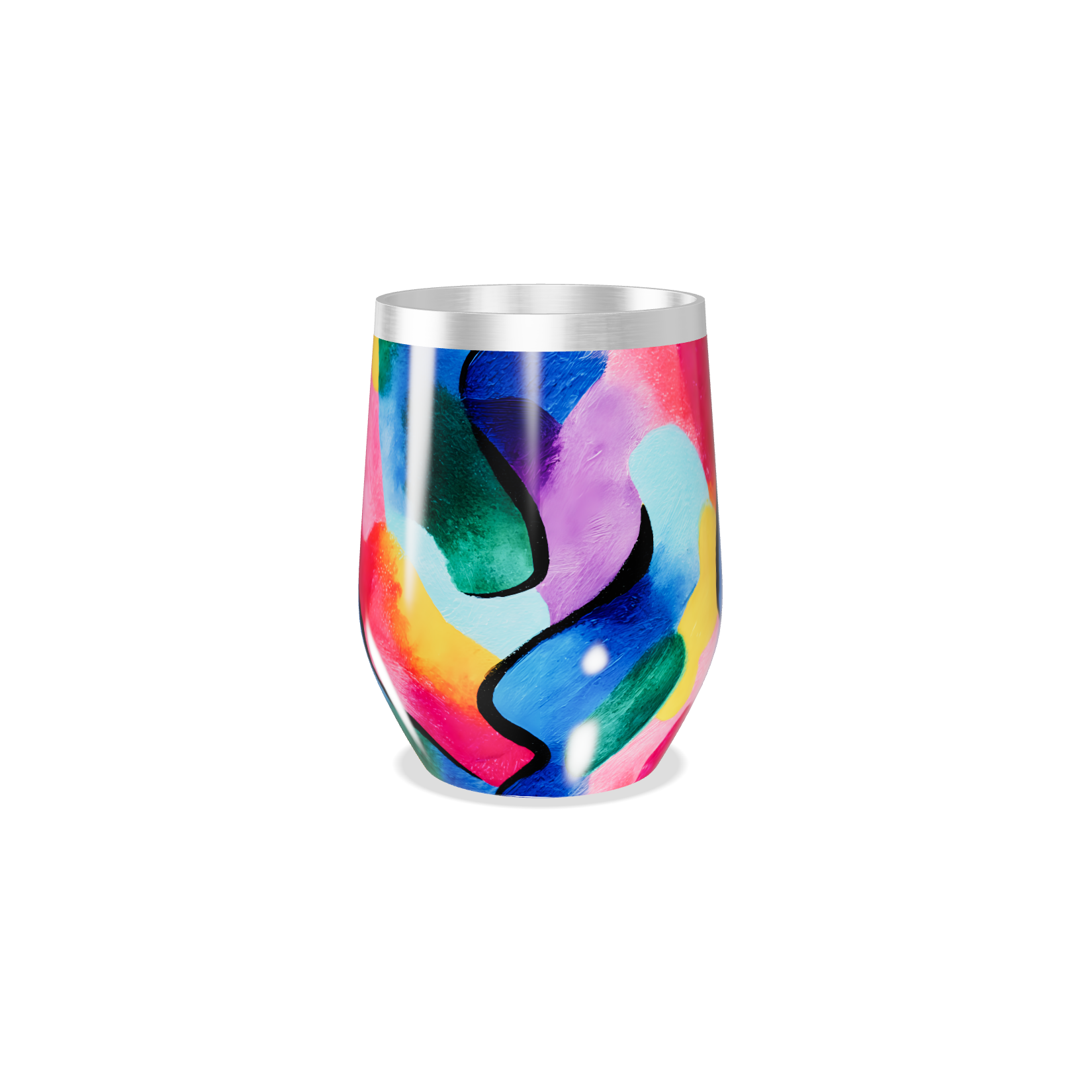 Copo Térmico Slim - Colorido Aço Inox