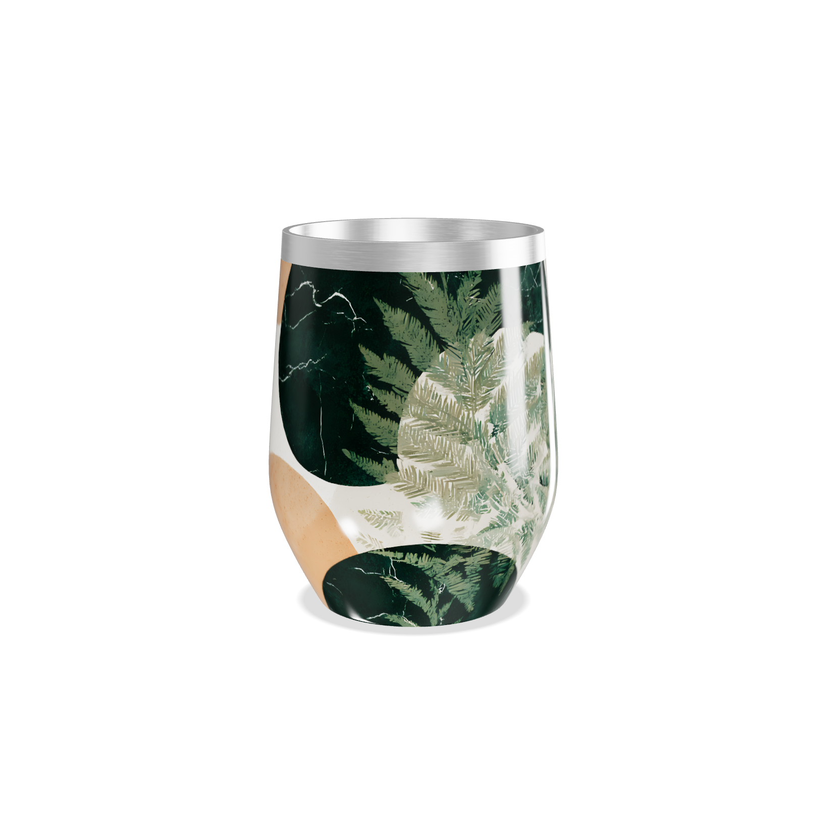 Copo Térmico Slim - Estampado Branco Colorido