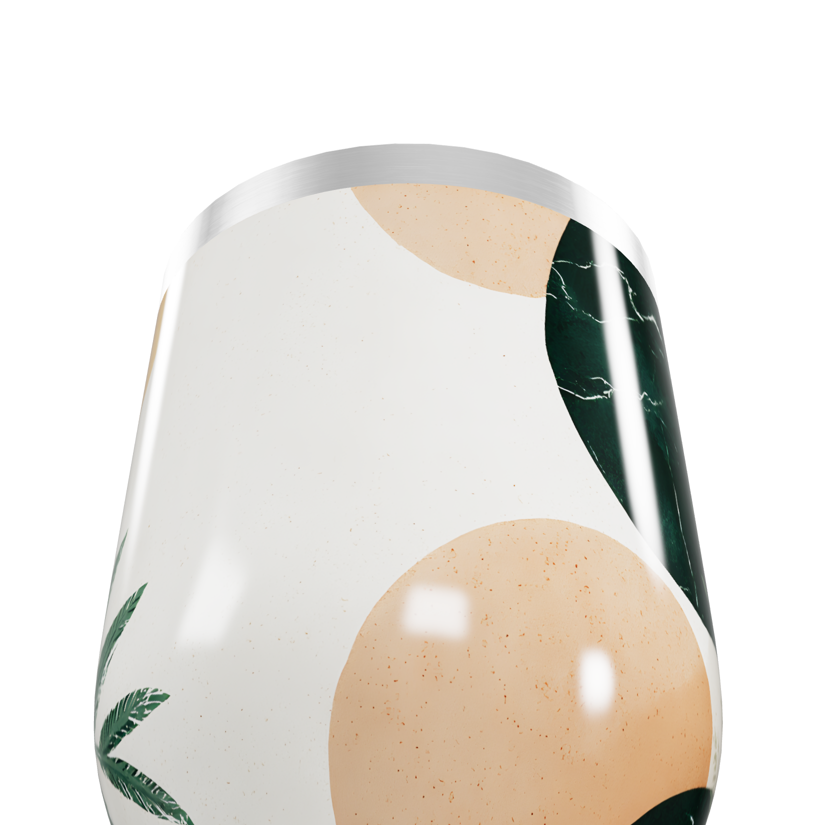 Copo Térmico Slim - Estampado Branco Colorido