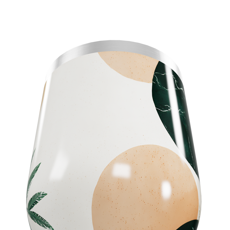 Copo Térmico Slim - Estampado Branco Colorido