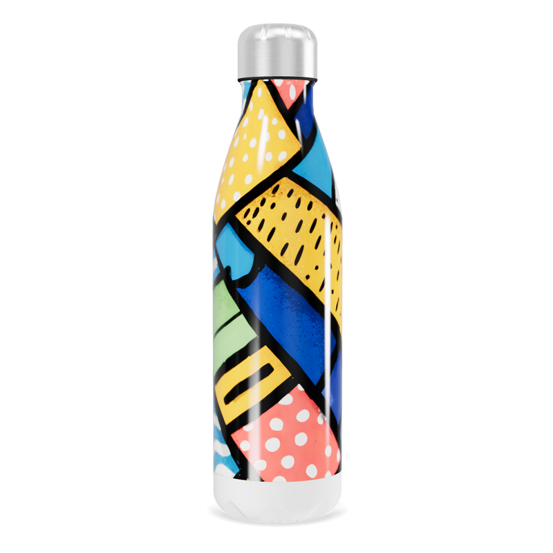 Garrafa Inox - Estampa Colorida