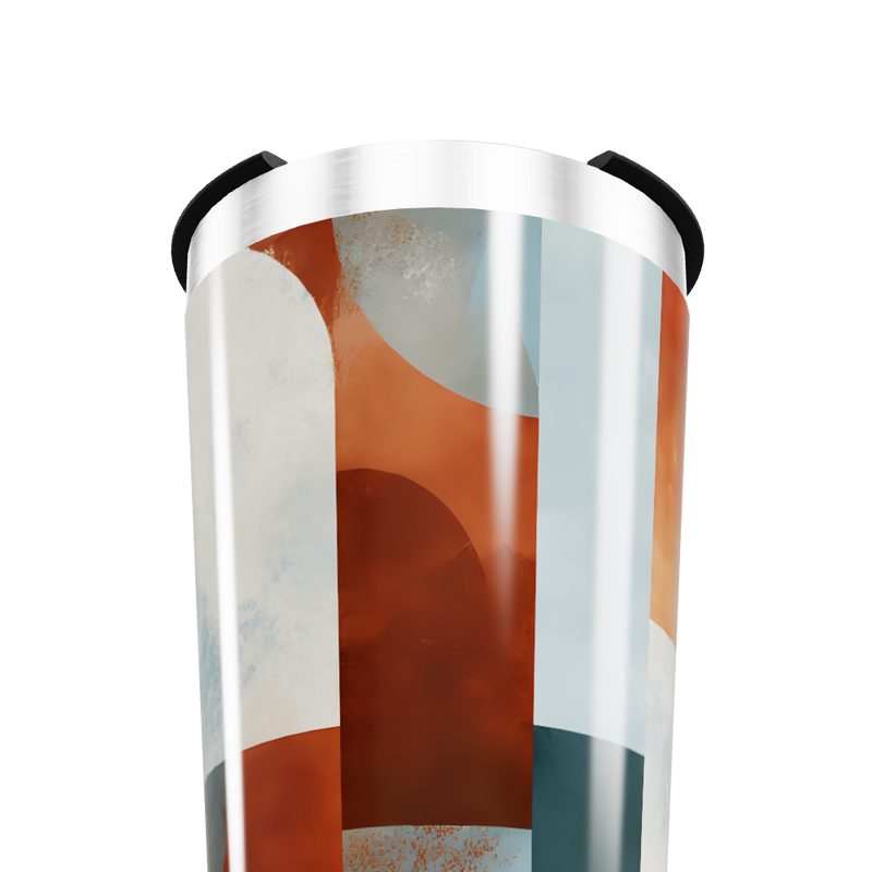 Copo Térmico - Estampa Abstrata Colorida