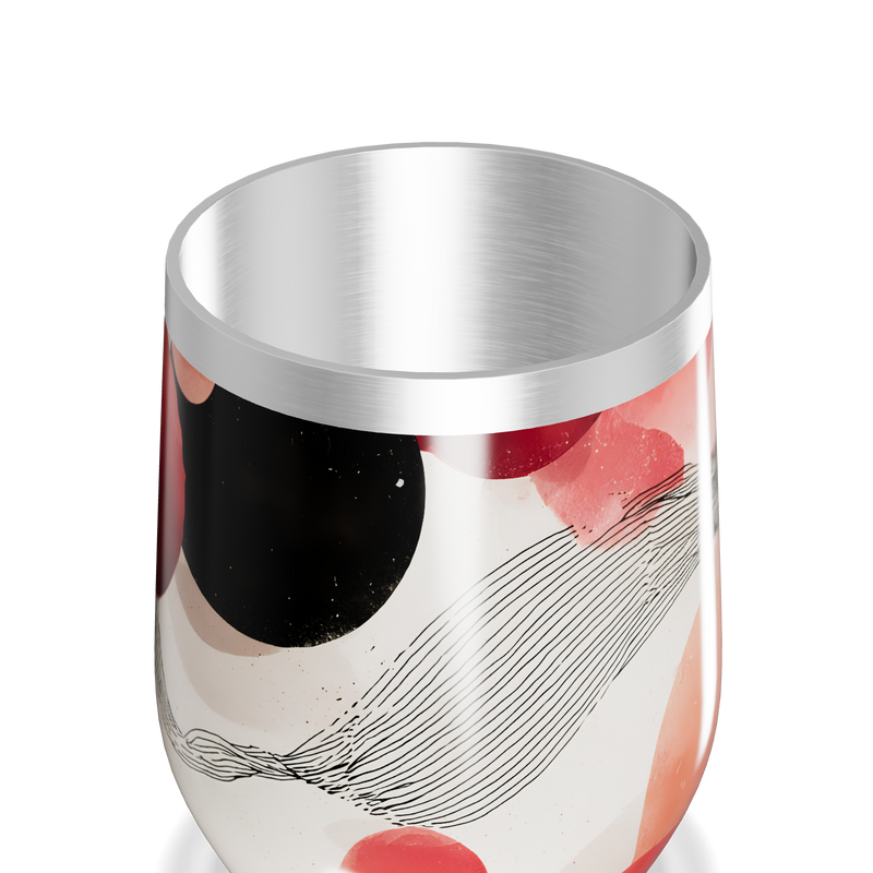 Copo Térmico Slim - Estampa Abstrata Colorida