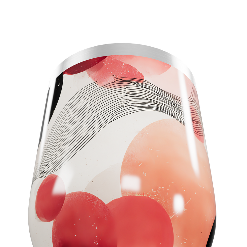 Copo Térmico Slim - Estampa Abstrata Colorida