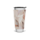 Copo Térmico - Folhas Bege Aço Inox