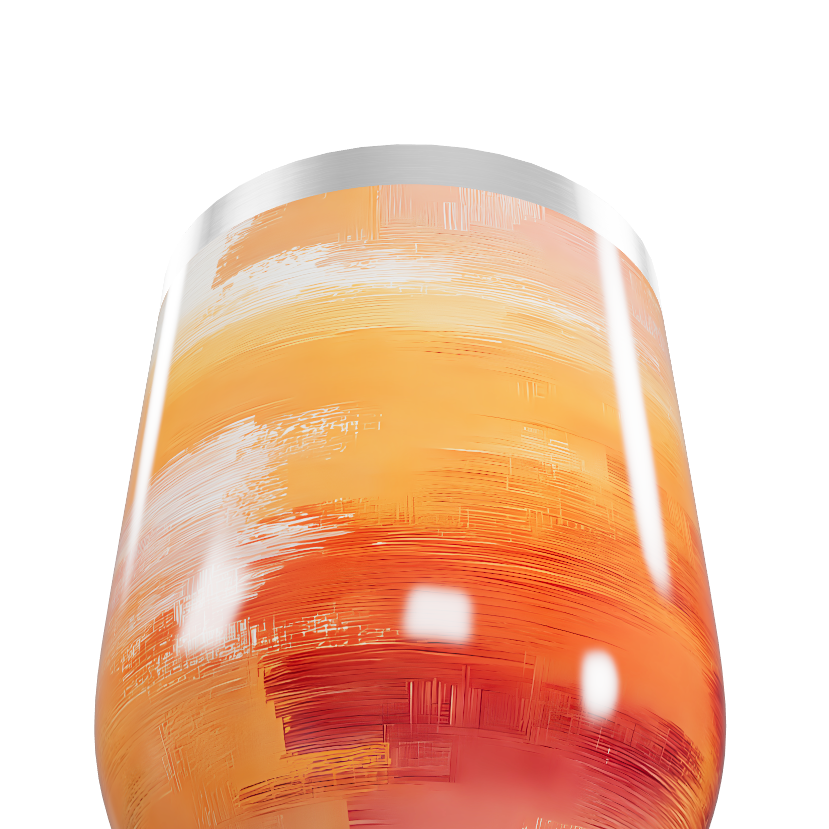 Copo Térmico Slim - Laranja Pintura Aço