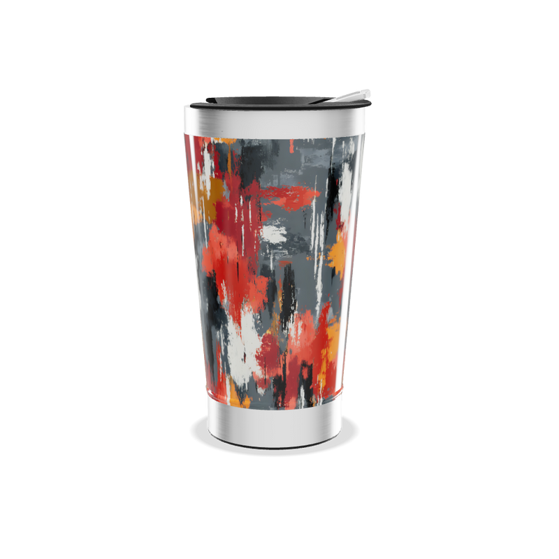 Copo Térmico - Estampa Abstrata Colorida