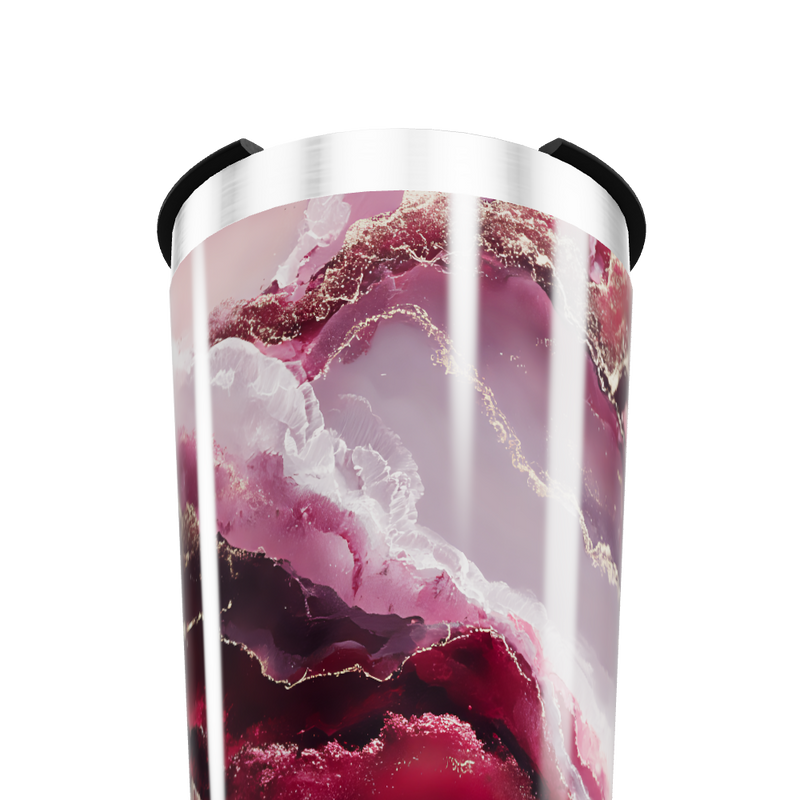 Copo Térmico - Estampa Mármore Rosa