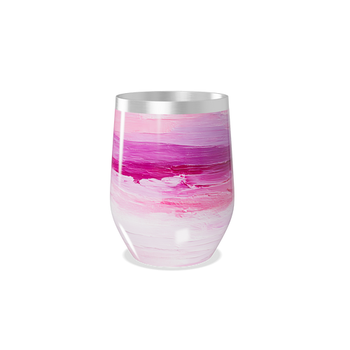 Copo Térmico Slim - Rosa Degradê Aço Inox