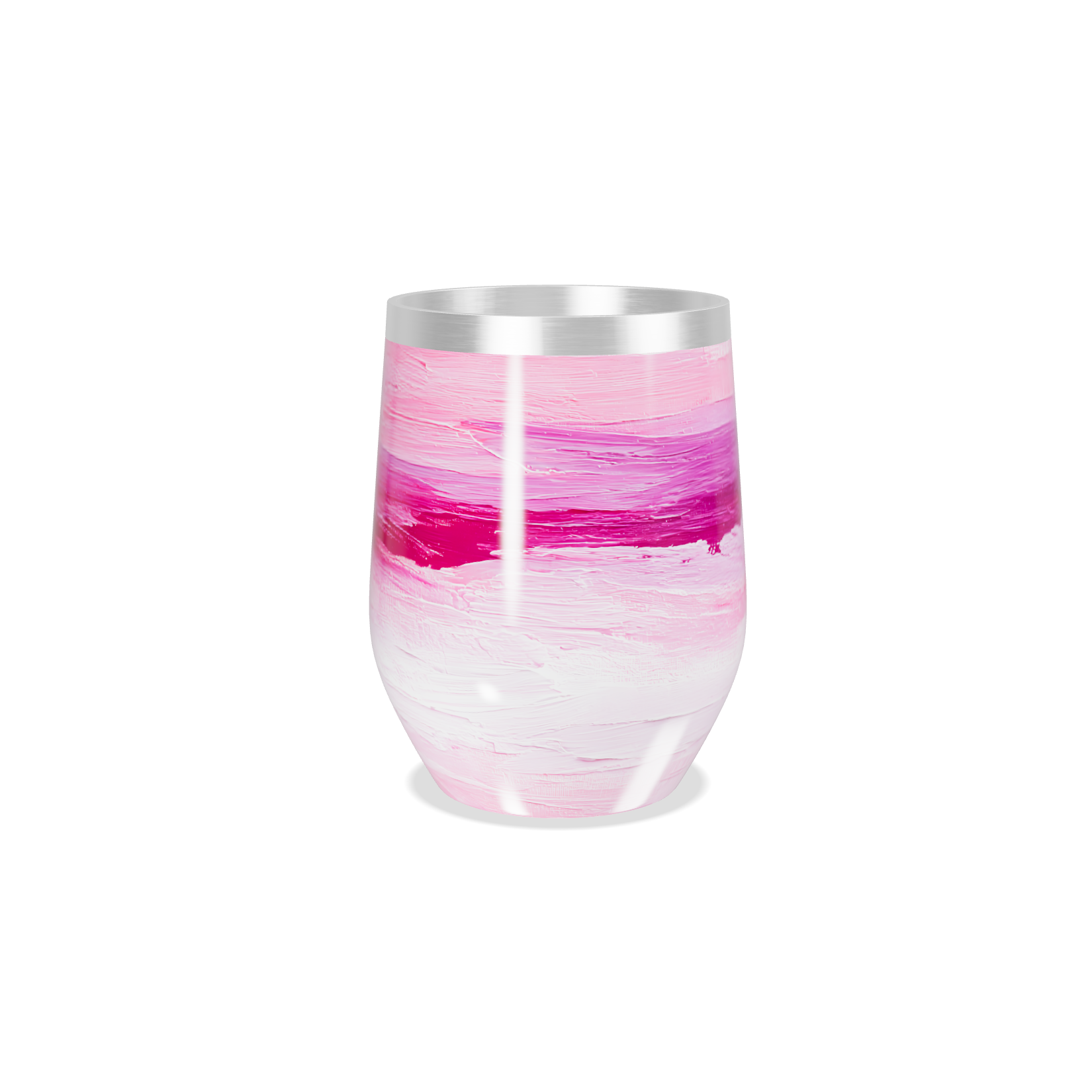 Copo Térmico Slim - Rosa Degradê Aço Inox