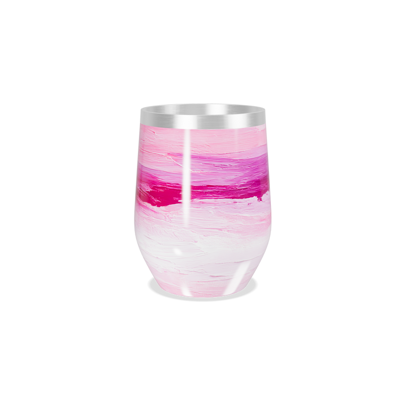 Copo Térmico Slim - Rosa Degradê Aço Inox