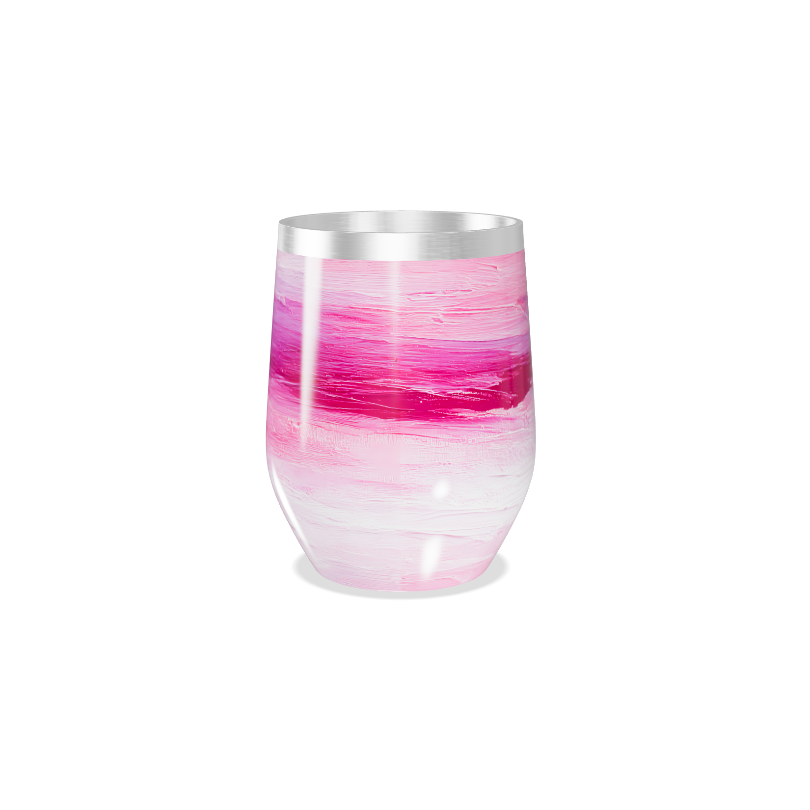 Copo Térmico Slim - Rosa Degradê Aço Inox