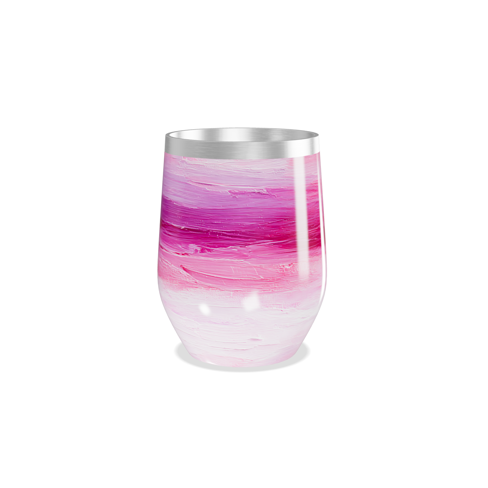 Copo Térmico Slim - Rosa Degradê Aço Inox