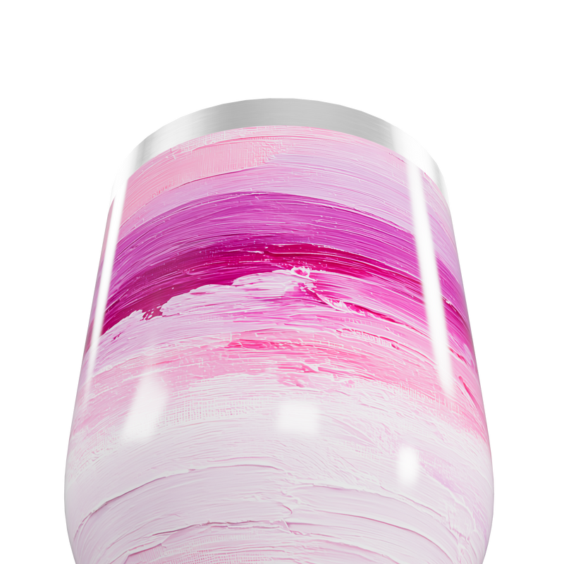 Copo Térmico Slim - Rosa Degradê Aço Inox