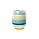 Copo Térmico Slim - Listras Coloridas Inox