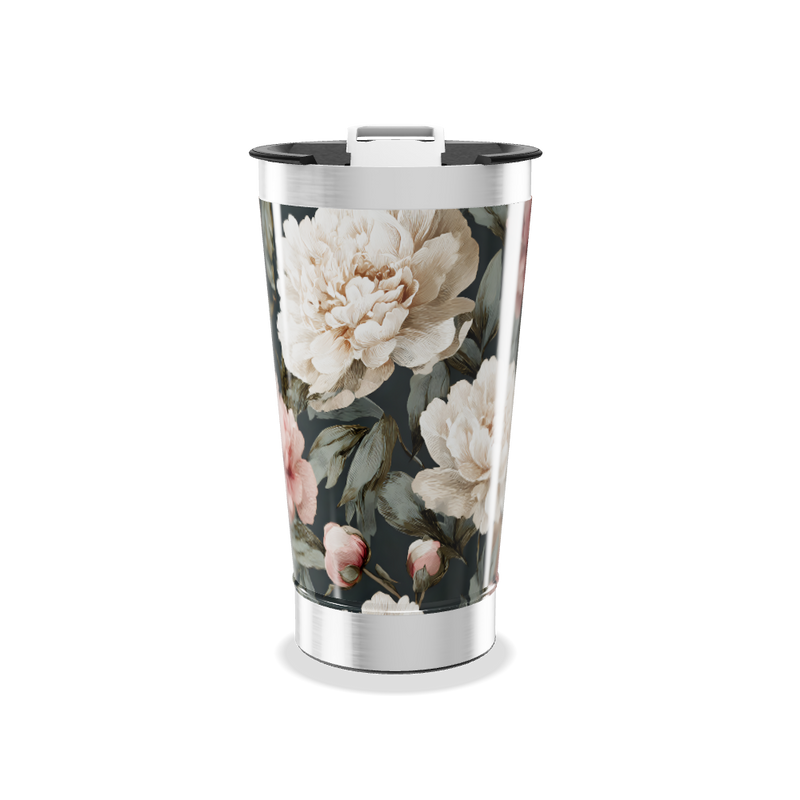 Copo Térmico - Floral Aço Inox