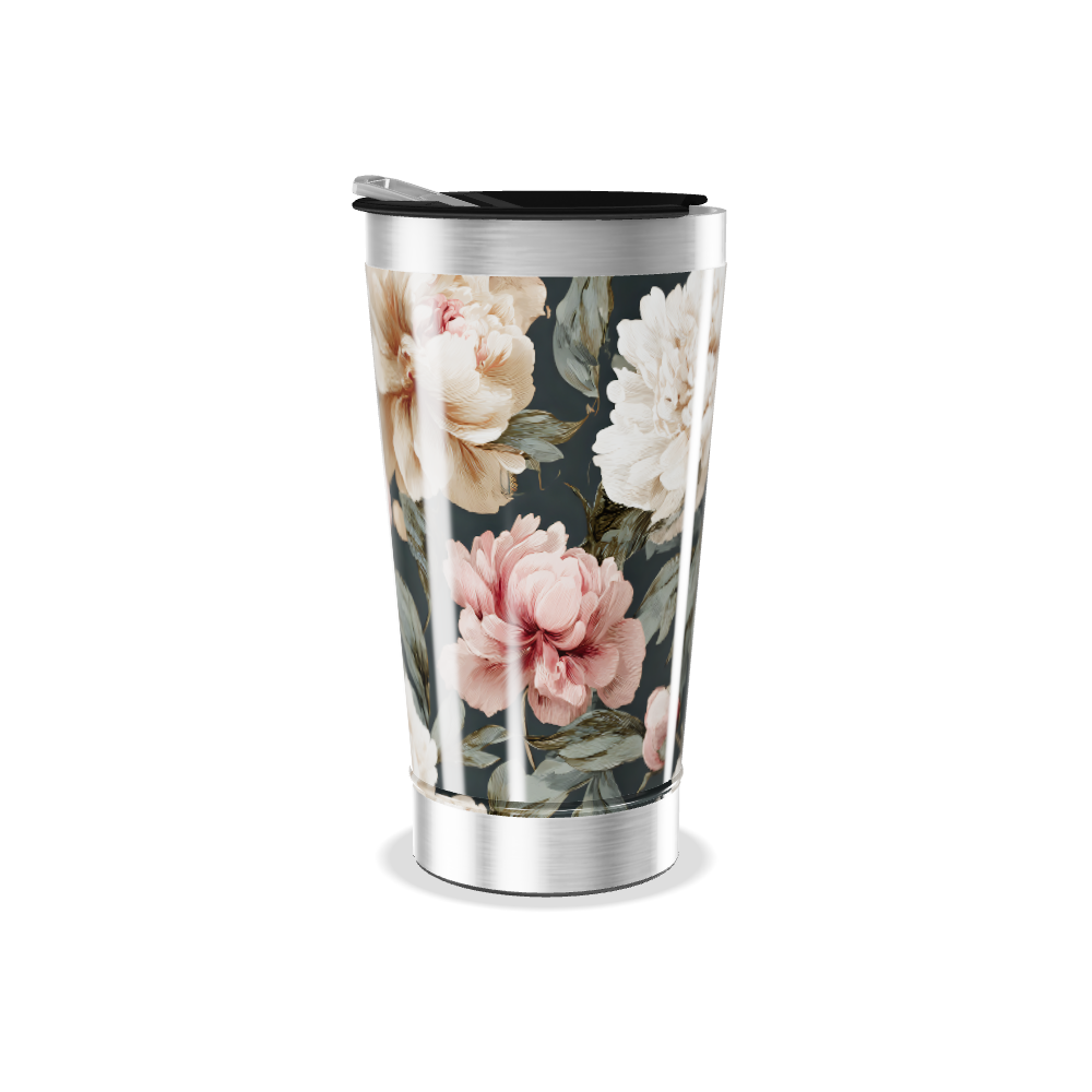 Copo Térmico - Floral Aço Inox