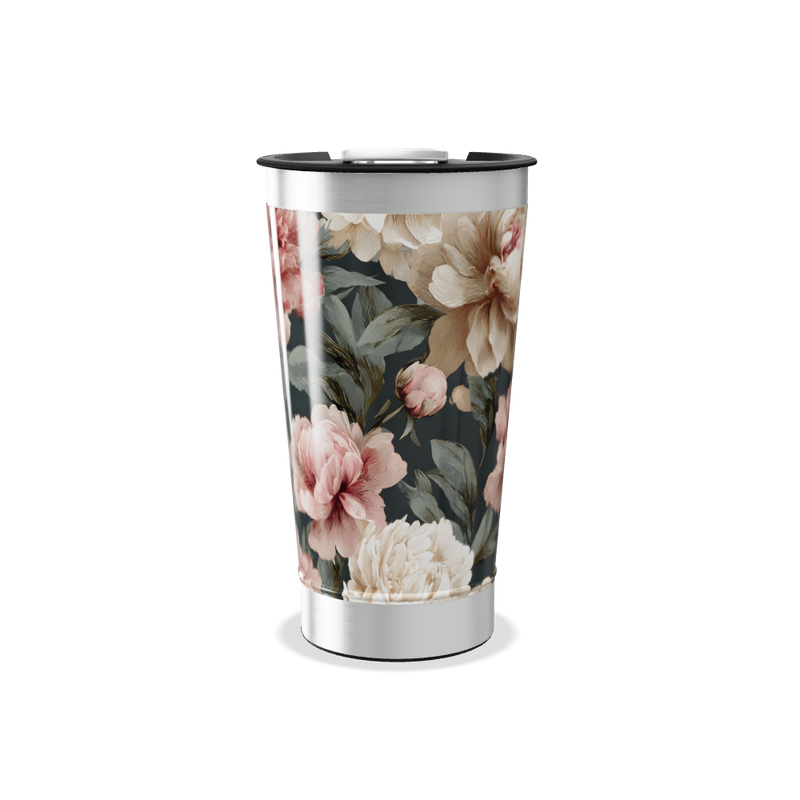 Copo Térmico - Floral Aço Inox