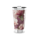 Copo Térmico - Floral rosa aço inox