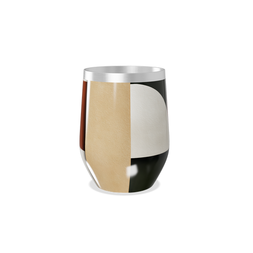 Copo Térmico Slim - Estampa Geométrica Colorida