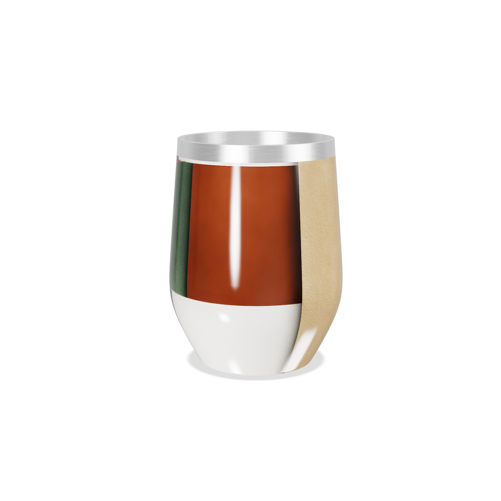 Copo Térmico Slim - Estampa Geométrica Colorida