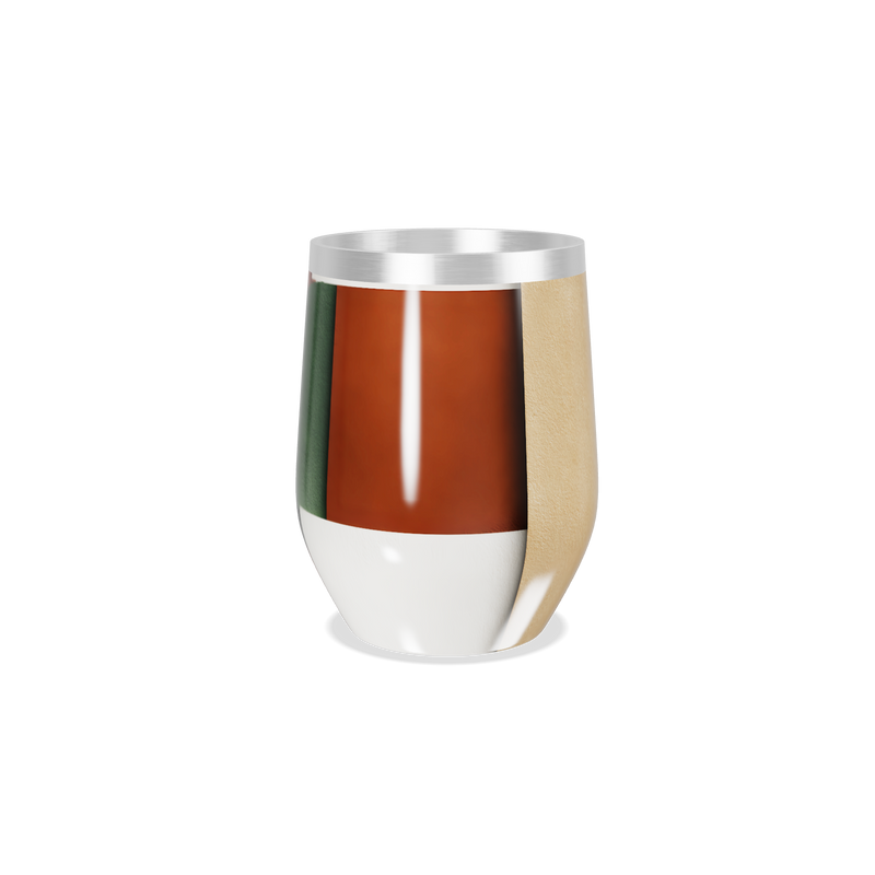 Copo Térmico Slim - Estampa Geométrica Colorida