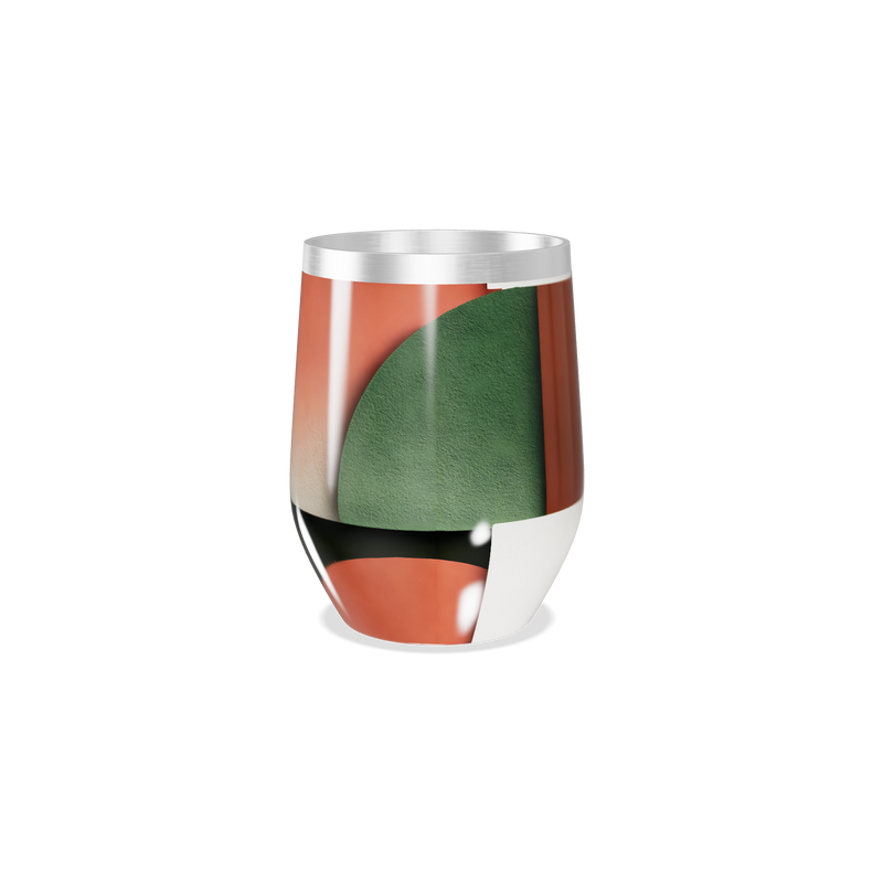 Copo Térmico Slim - Estampa Geométrica Colorida