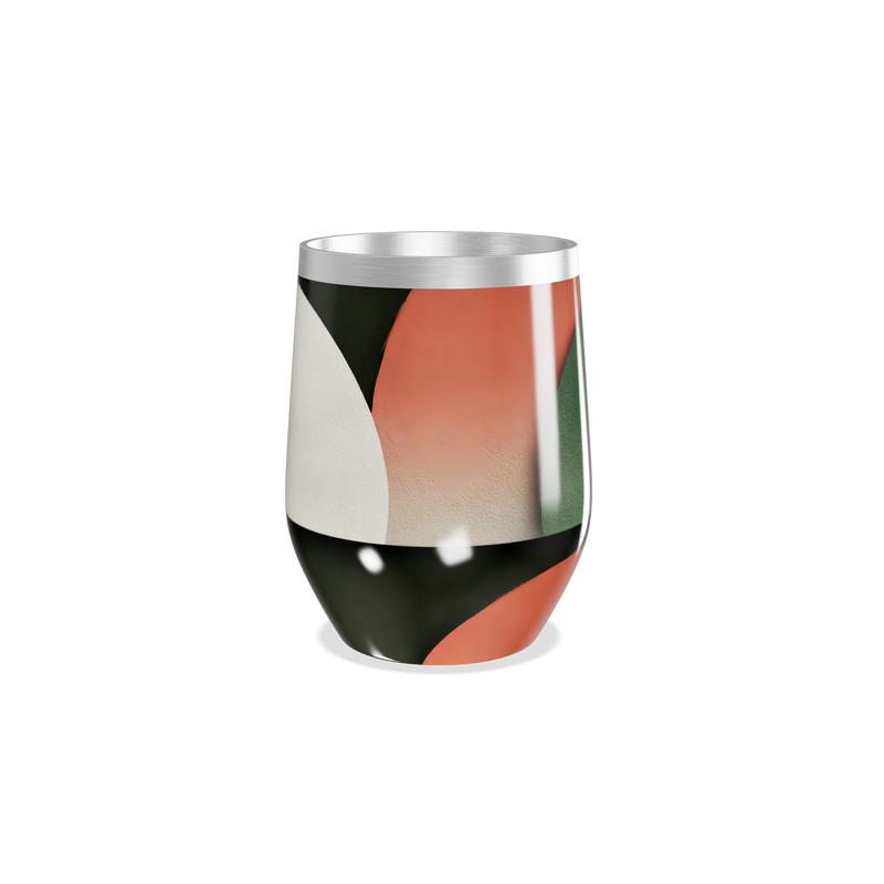 Copo Térmico Slim - Estampa Geométrica Colorida