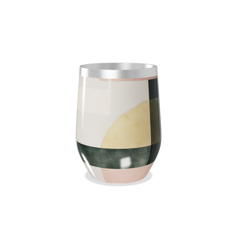 Copo Térmico Slim - Estampa Geométrica Colorida