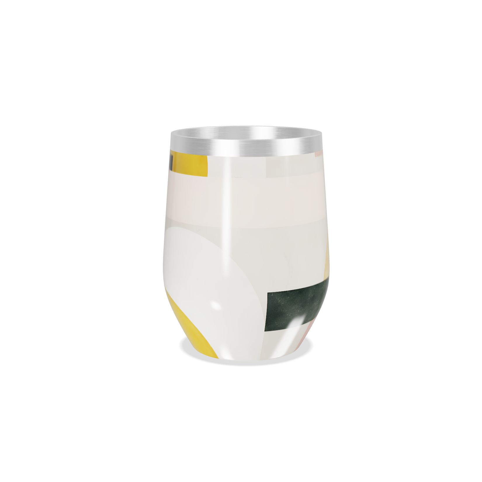 Copo Térmico Slim - Estampa Geométrica Colorida