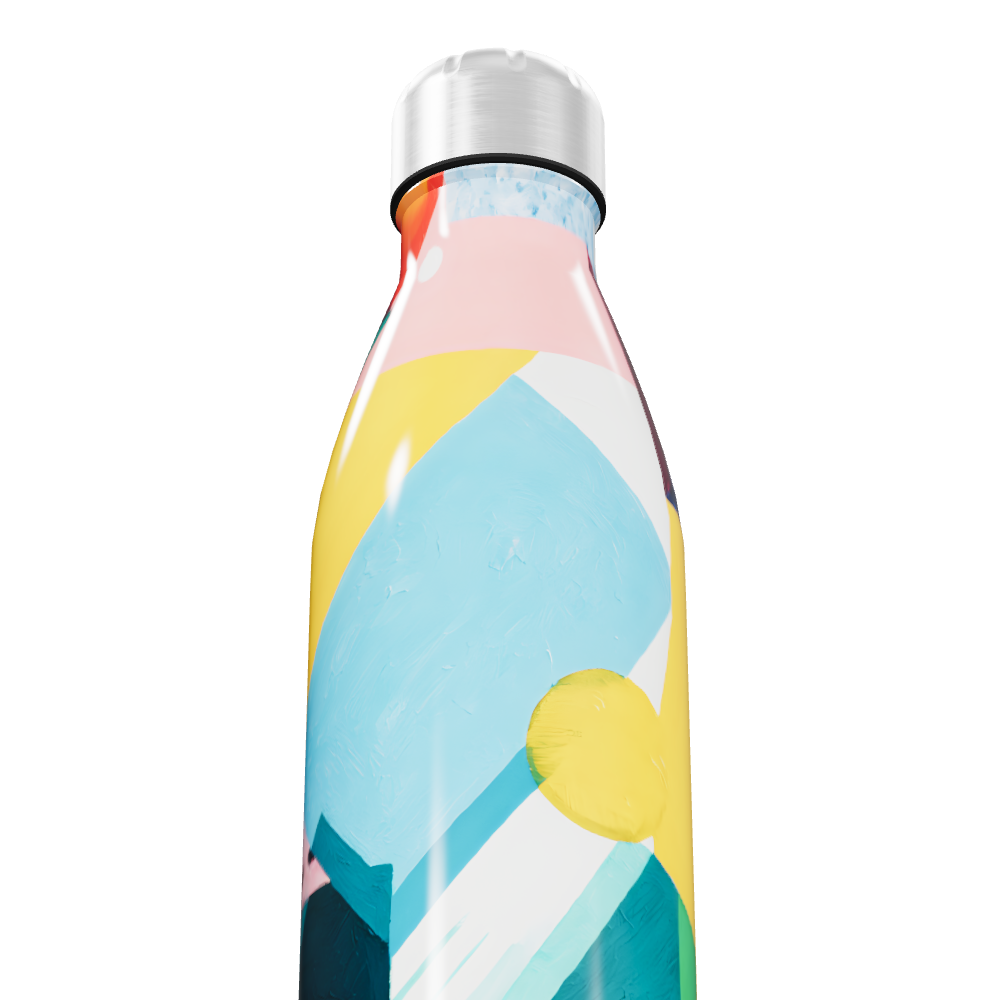 Garrafa Inox - Estampa Colorida 500ml