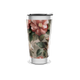 Copo Térmico - Floral com Tampa