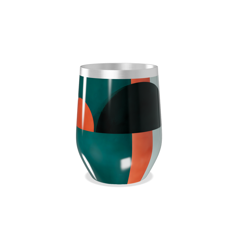 Copo Térmico Slim - Geométrico Colorido Inox