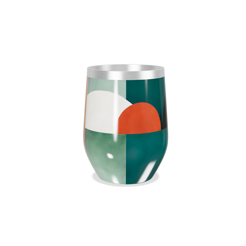 Copo Térmico Slim - Geométrico Colorido Inox