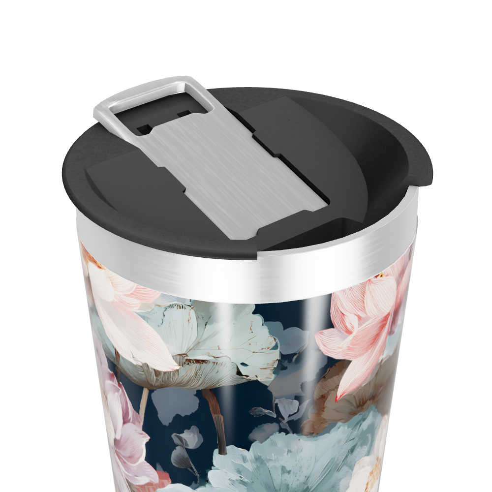 Copo Térmico - Floral Aço Inox