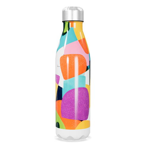 Garrafa Inox Estampada Colorida 500ml