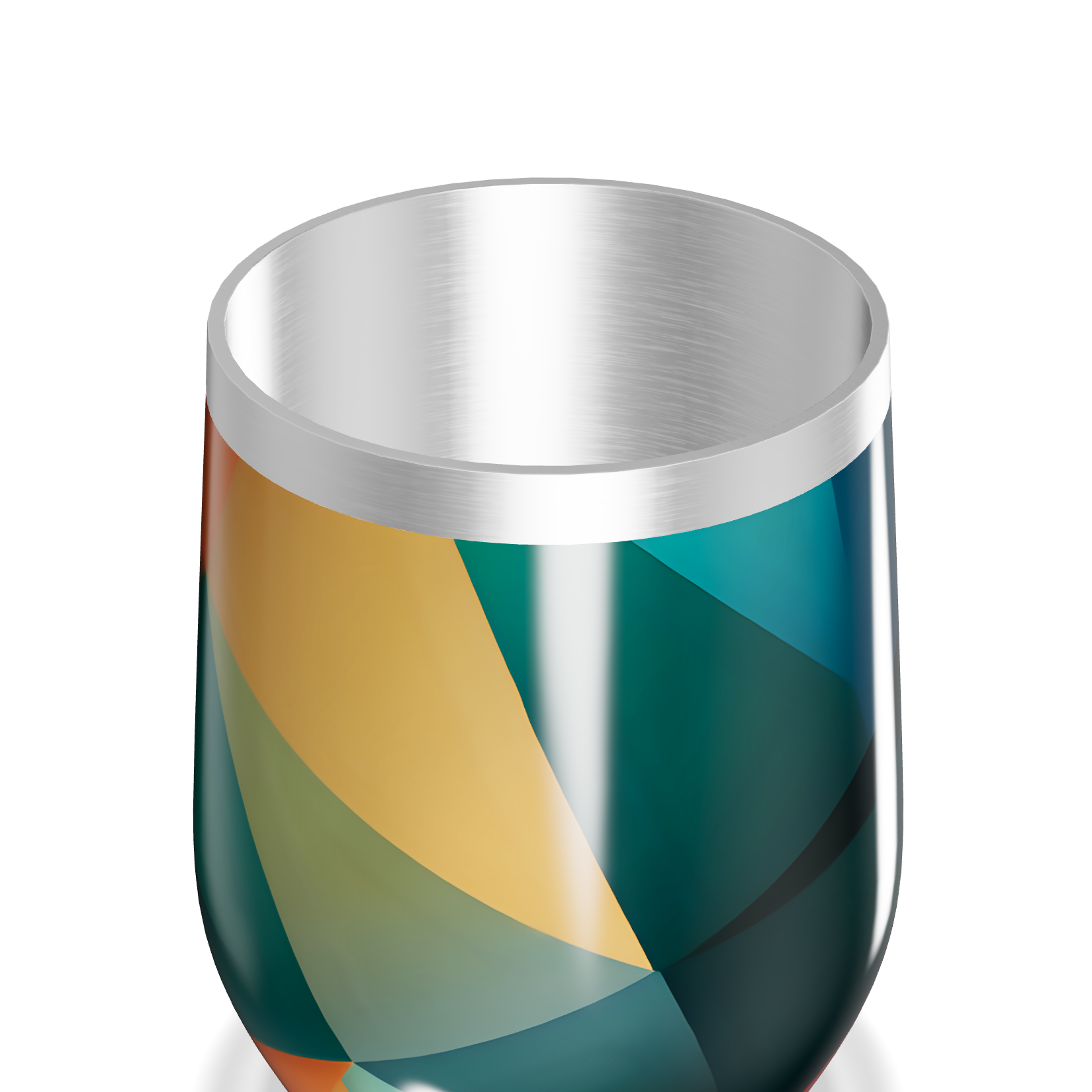 Copo Térmico Slim - Estampado Colorido Aço