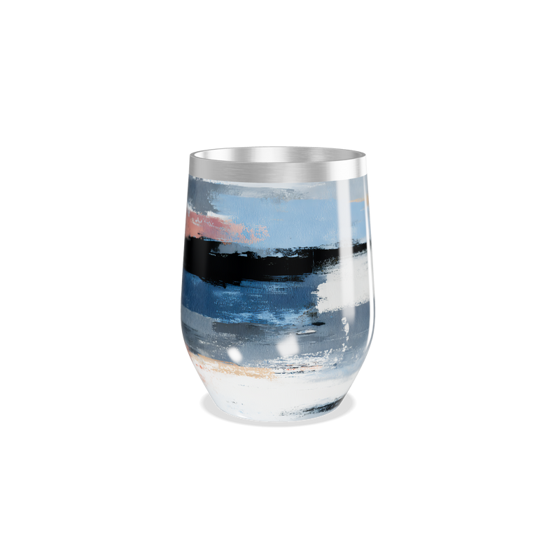 Copo Térmico Slim - Estampa Abstrata Multicolorida