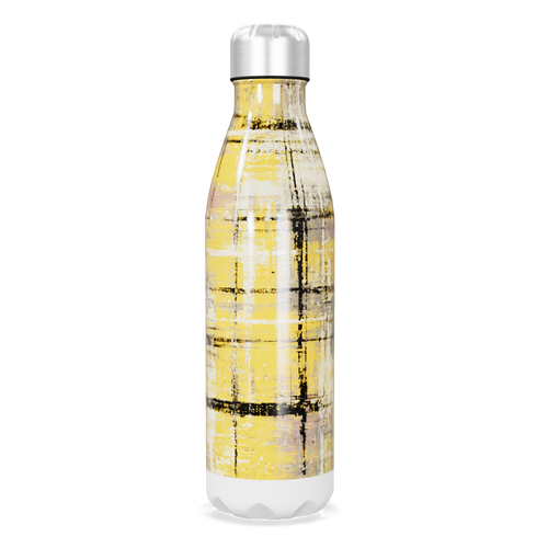 Garrafa Inox - Amarela Texturizada